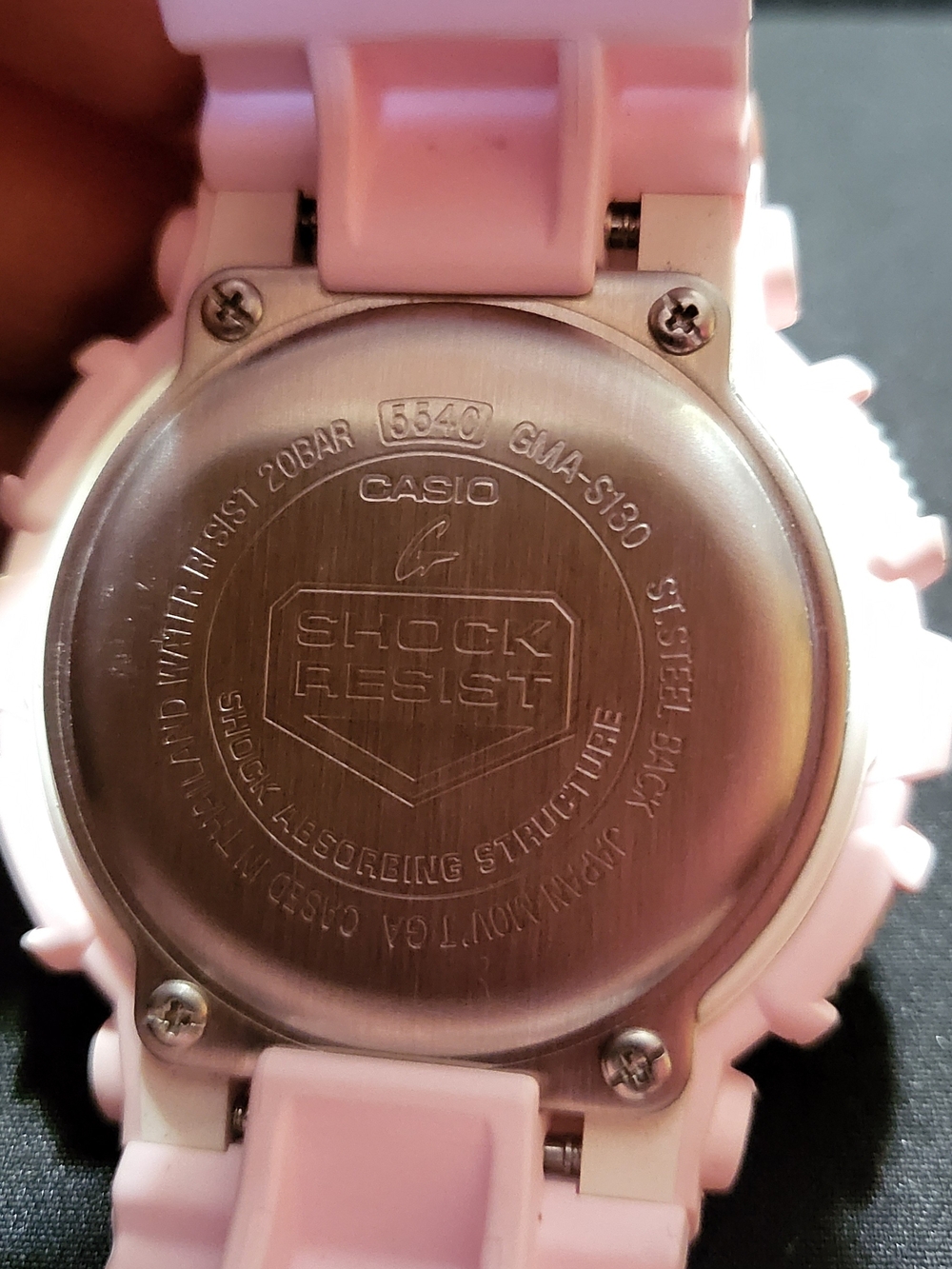 Casio G-Shock GMA-S130 Pink Step Tracker Watch - Picture 7 of 8